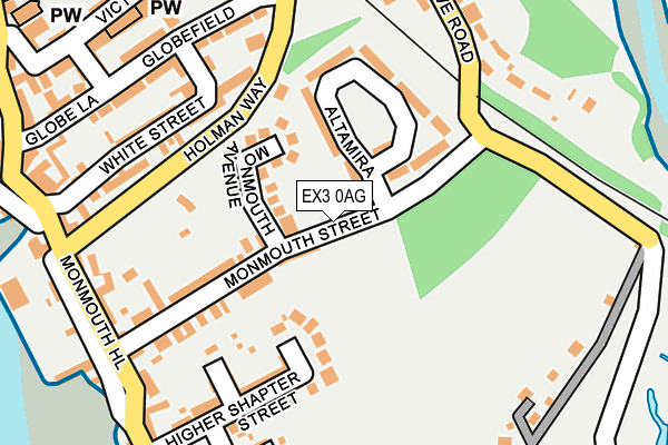 EX3 0AG map - OS OpenMap – Local (Ordnance Survey) EX3 0AG map - OS OpenMap – Local (Ordnance Survey)