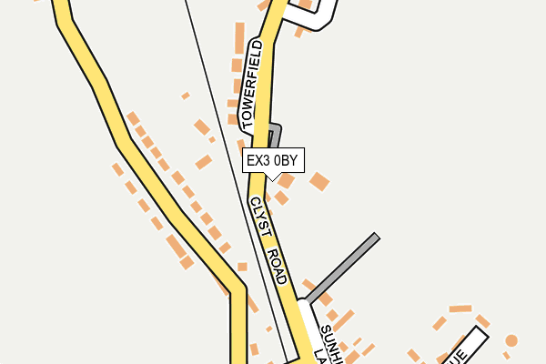 EX3 0BY map - OS OpenMap – Local (Ordnance Survey) EX3 0BY map - OS OpenMap – Local (Ordnance Survey)