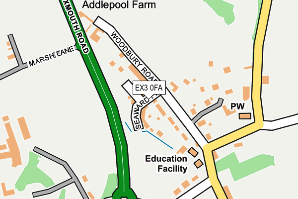 EX3 0FA map - OS OpenMap – Local (Ordnance Survey) EX3 0FA map - OS OpenMap – Local (Ordnance Survey)