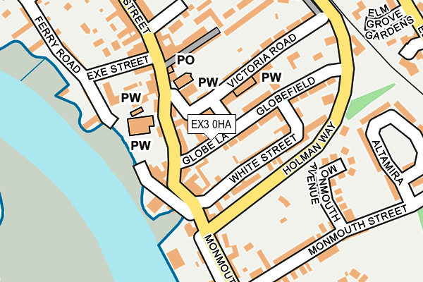 EX3 0HA map - OS OpenMap – Local (Ordnance Survey) EX3 0HA map - OS OpenMap – Local (Ordnance Survey)