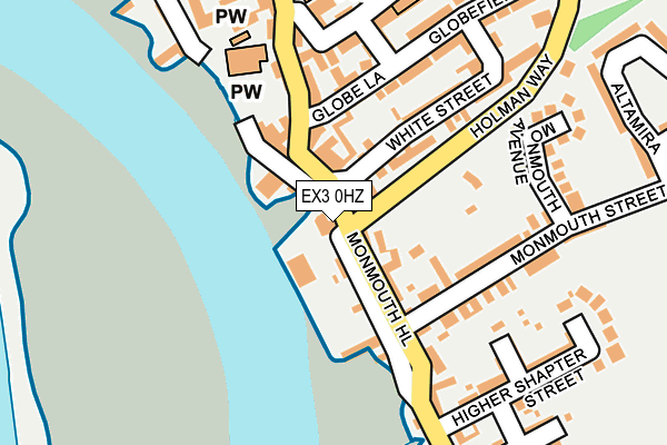 EX3 0HZ map - OS OpenMap – Local (Ordnance Survey) EX3 0HZ map - OS OpenMap – Local (Ordnance Survey)