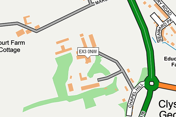 EX3 0NW map - OS OpenMap – Local (Ordnance Survey) EX3 0NW map - OS OpenMap – Local (Ordnance Survey)