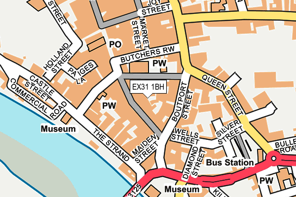 EX31 1BH map - OS OpenMap – Local (Ordnance Survey) EX31 1BH map - OS OpenMap – Local (Ordnance Survey)