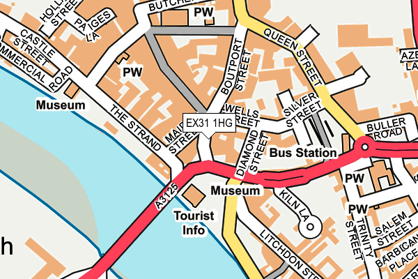 EX31 1HG map - OS OpenMap – Local (Ordnance Survey) EX31 1HG map - OS OpenMap – Local (Ordnance Survey)