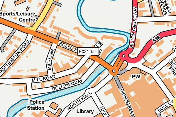 EX31 1JL map - OS OpenMap – Local (Ordnance Survey) EX31 1JL map - OS OpenMap – Local (Ordnance Survey)