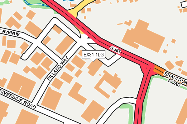 EX31 1LG map - OS OpenMap – Local (Ordnance Survey) EX31 1LG map - OS OpenMap – Local (Ordnance Survey)