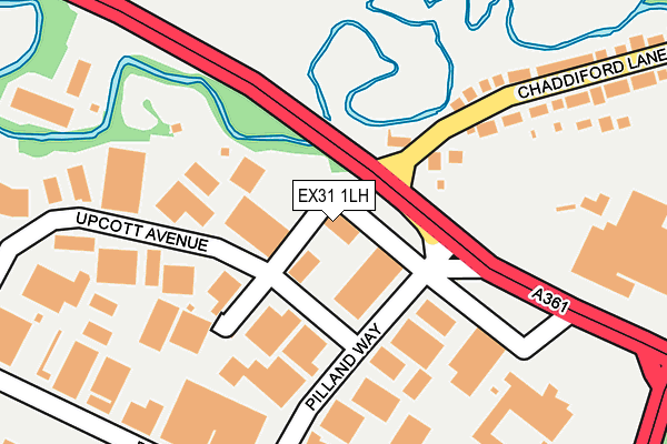 EX31 1LH map - OS OpenMap – Local (Ordnance Survey) EX31 1LH map - OS OpenMap – Local (Ordnance Survey)