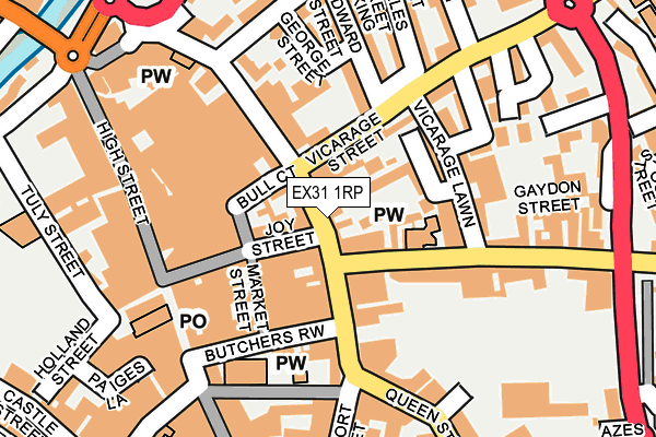 EX31 1RP map - OS OpenMap – Local (Ordnance Survey) EX31 1RP map - OS OpenMap – Local (Ordnance Survey)