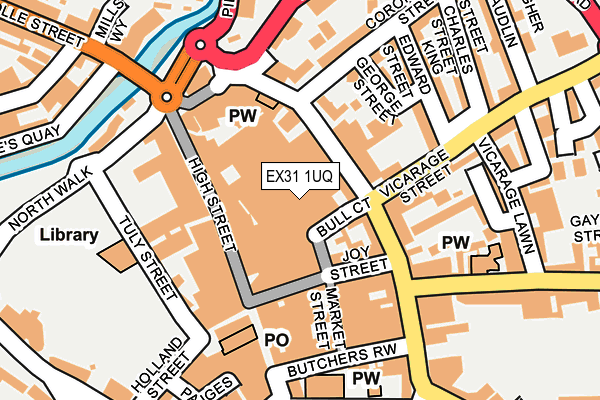 EX31 1UQ map - OS OpenMap – Local (Ordnance Survey) EX31 1UQ map - OS OpenMap – Local (Ordnance Survey)