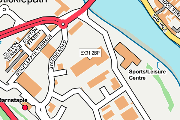 EX31 2BP map - OS OpenMap – Local (Ordnance Survey) EX31 2BP map - OS OpenMap – Local (Ordnance Survey)