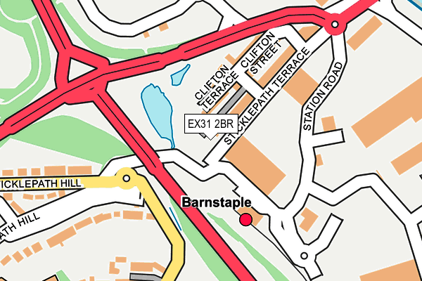 EX31 2BR map - OS OpenMap – Local (Ordnance Survey) EX31 2BR map - OS OpenMap – Local (Ordnance Survey)