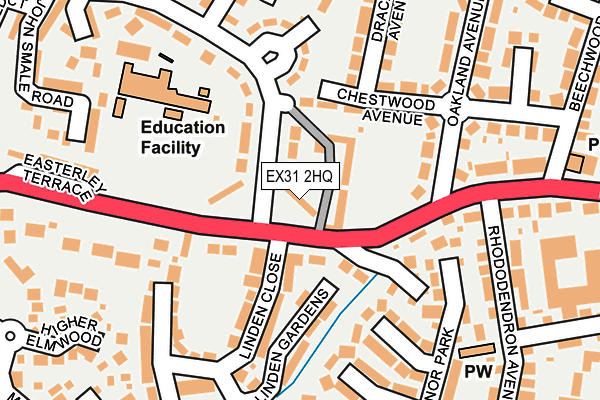 EX31 2HQ map - OS OpenMap – Local (Ordnance Survey) EX31 2HQ map - OS OpenMap – Local (Ordnance Survey)
