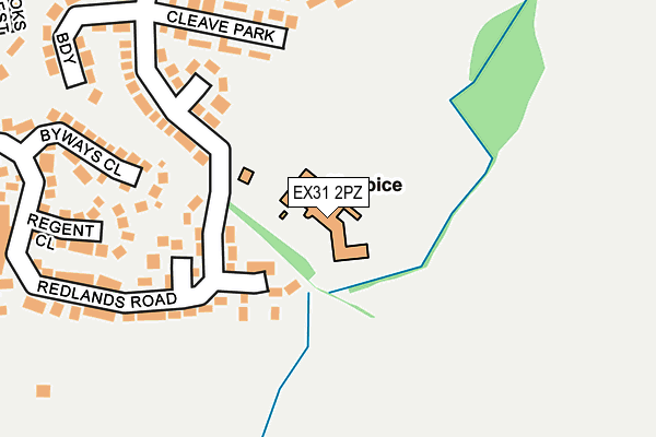 EX31 2PZ map - OS OpenMap – Local (Ordnance Survey) EX31 2PZ map - OS OpenMap – Local (Ordnance Survey)