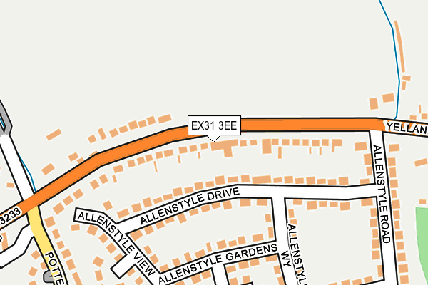 EX31 3EE map - OS OpenMap – Local (Ordnance Survey) EX31 3EE map - OS OpenMap – Local (Ordnance Survey)