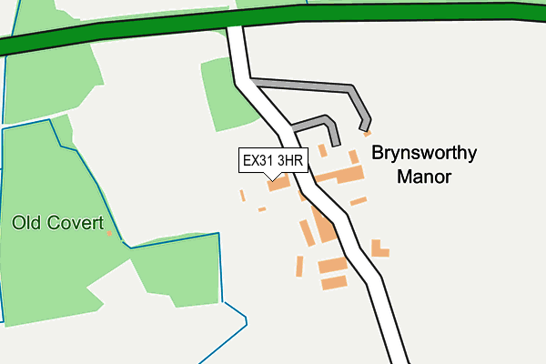 EX31 3HR map - OS OpenMap – Local (Ordnance Survey) EX31 3HR map - OS OpenMap – Local (Ordnance Survey)