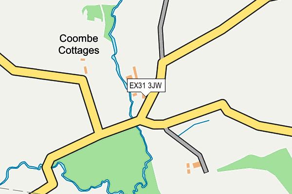 EX31 3JW map - OS OpenMap – Local (Ordnance Survey) EX31 3JW map - OS OpenMap – Local (Ordnance Survey)