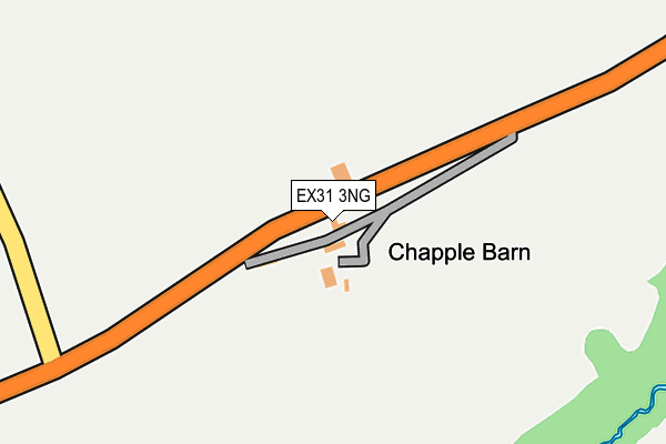 EX31 3NG map - OS OpenMap – Local (Ordnance Survey) EX31 3NG map - OS OpenMap – Local (Ordnance Survey)