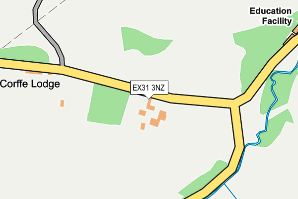 EX31 3NZ map - OS OpenMap – Local (Ordnance Survey) EX31 3NZ map - OS OpenMap – Local (Ordnance Survey)