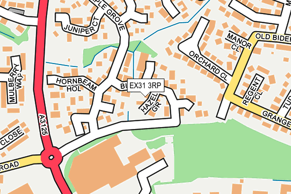 EX31 3RP map - OS OpenMap – Local (Ordnance Survey) EX31 3RP map - OS OpenMap – Local (Ordnance Survey)