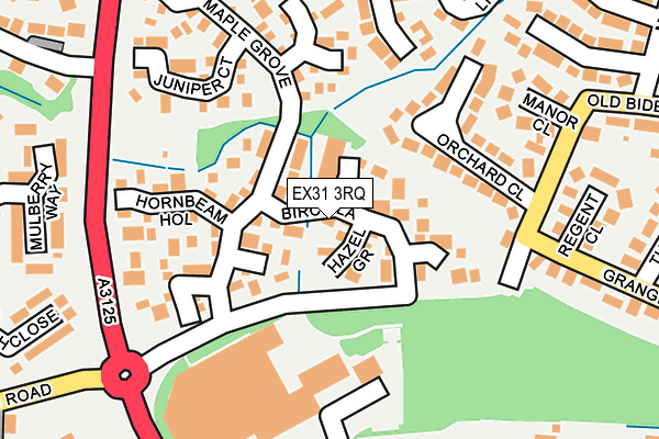 EX31 3RQ map - OS OpenMap – Local (Ordnance Survey) EX31 3RQ map - OS OpenMap – Local (Ordnance Survey)