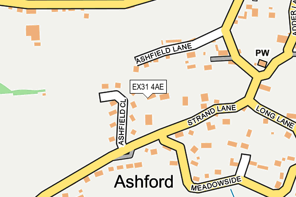 EX31 4AE map - OS OpenMap – Local (Ordnance Survey) EX31 4AE map - OS OpenMap – Local (Ordnance Survey)