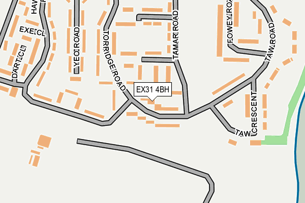 EX31 4BH map - OS OpenMap – Local (Ordnance Survey) EX31 4BH map - OS OpenMap – Local (Ordnance Survey)