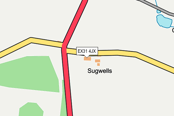 EX31 4JX map - OS OpenMap – Local (Ordnance Survey) EX31 4JX map - OS OpenMap – Local (Ordnance Survey)
