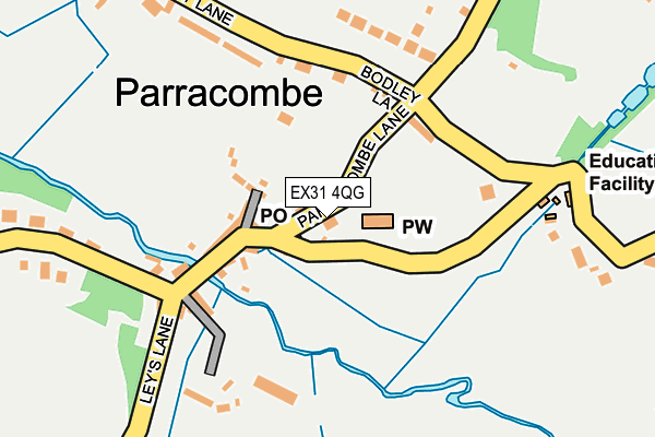 EX31 4QG map - OS OpenMap – Local (Ordnance Survey) EX31 4QG map - OS OpenMap – Local (Ordnance Survey)