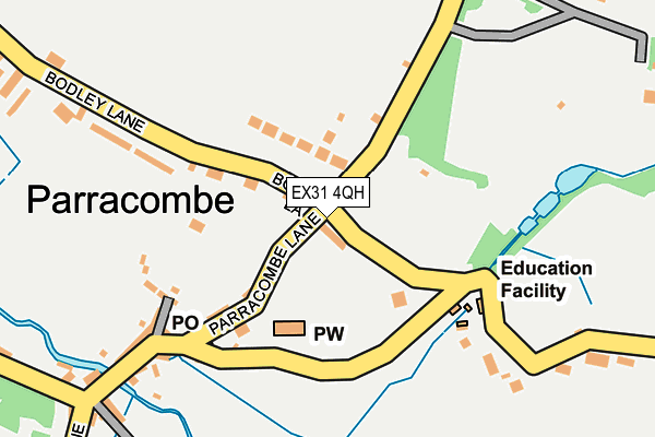 EX31 4QH map - OS OpenMap – Local (Ordnance Survey) EX31 4QH map - OS OpenMap – Local (Ordnance Survey)