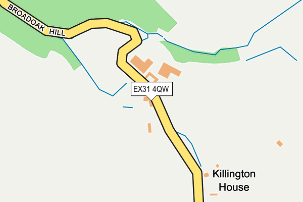 EX31 4QW map - OS OpenMap – Local (Ordnance Survey) EX31 4QW map - OS OpenMap – Local (Ordnance Survey)