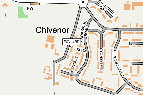 EX31 4RD map - OS OpenMap – Local (Ordnance Survey) EX31 4RD map - OS OpenMap – Local (Ordnance Survey)