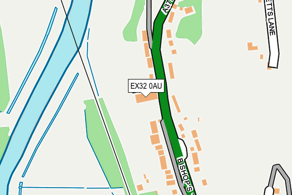 EX32 0AU map - OS OpenMap – Local (Ordnance Survey) EX32 0AU map - OS OpenMap – Local (Ordnance Survey)