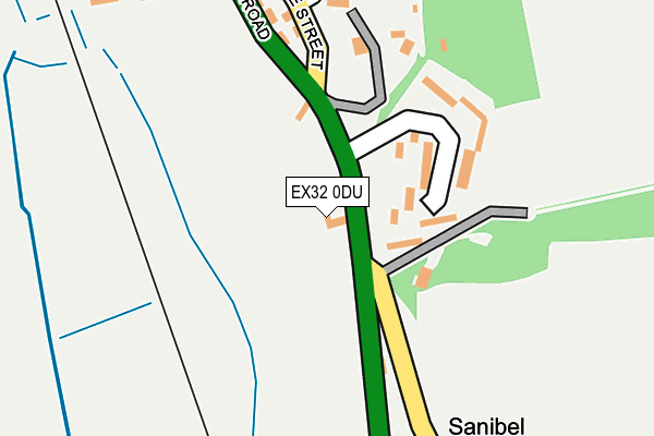 EX32 0DU map - OS OpenMap – Local (Ordnance Survey) EX32 0DU map - OS OpenMap – Local (Ordnance Survey)