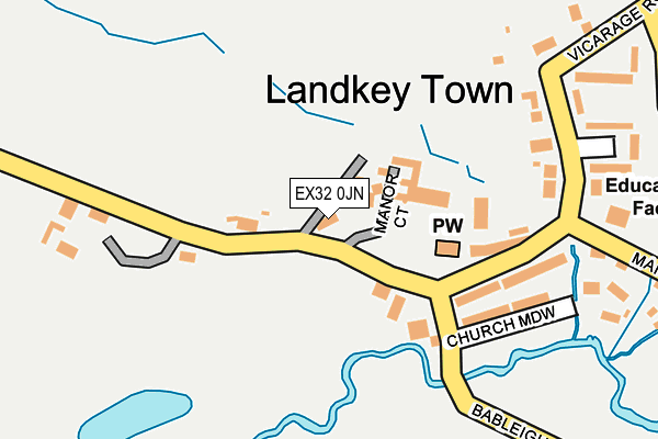 EX32 0JN map - OS OpenMap – Local (Ordnance Survey) EX32 0JN map - OS OpenMap – Local (Ordnance Survey)