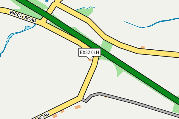 EX32 0LH map - OS OpenMap – Local (Ordnance Survey) EX32 0LH map - OS OpenMap – Local (Ordnance Survey)