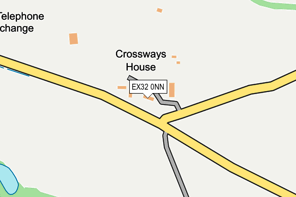 EX32 0NN map - OS OpenMap – Local (Ordnance Survey) EX32 0NN map - OS OpenMap – Local (Ordnance Survey)