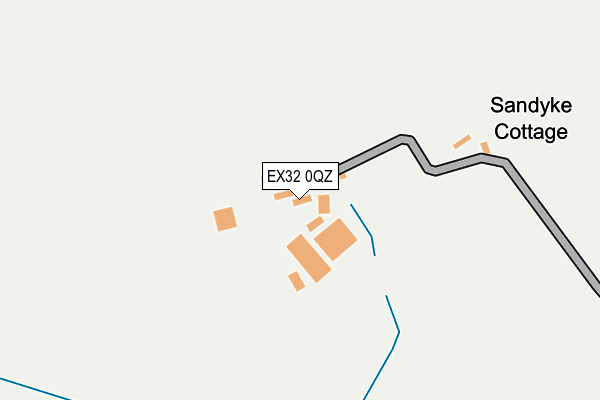 EX32 0QZ map - OS OpenMap – Local (Ordnance Survey) EX32 0QZ map - OS OpenMap – Local (Ordnance Survey)