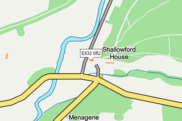 EX32 0RJ map - OS OpenMap – Local (Ordnance Survey) EX32 0RJ map - OS OpenMap – Local (Ordnance Survey)