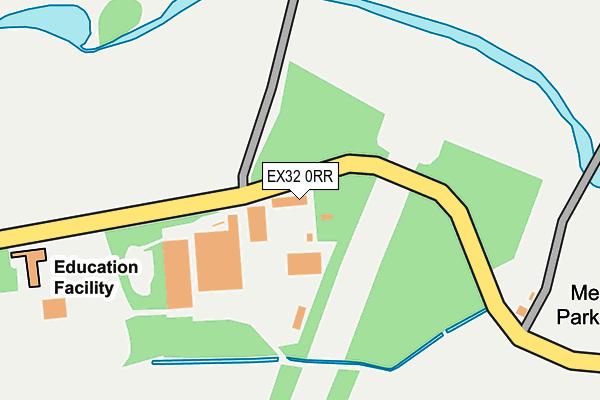 EX32 0RR map - OS OpenMap – Local (Ordnance Survey) EX32 0RR map - OS OpenMap – Local (Ordnance Survey)