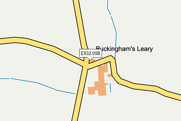 EX32 0SB map - OS OpenMap – Local (Ordnance Survey) EX32 0SB map - OS OpenMap – Local (Ordnance Survey)