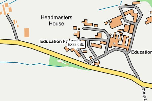 EX32 0SU map - OS OpenMap – Local (Ordnance Survey) EX32 0SU map - OS OpenMap – Local (Ordnance Survey)