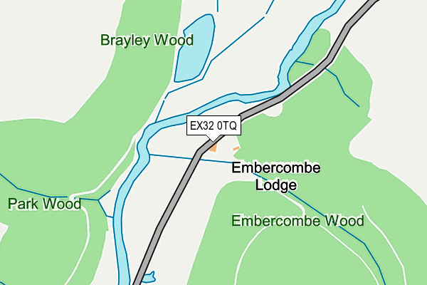 EX32 0TQ map - OS OpenMap – Local (Ordnance Survey) EX32 0TQ map - OS OpenMap – Local (Ordnance Survey)