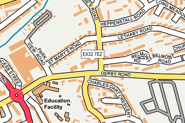 EX32 7EZ map - OS OpenMap – Local (Ordnance Survey) EX32 7EZ map - OS OpenMap – Local (Ordnance Survey)