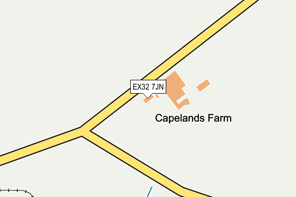 EX32 7JN map - OS OpenMap – Local (Ordnance Survey) EX32 7JN map - OS OpenMap – Local (Ordnance Survey)