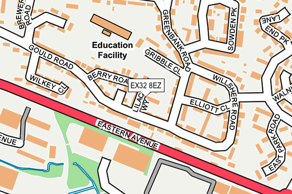 EX32 8EZ map - OS OpenMap – Local (Ordnance Survey) EX32 8EZ map - OS OpenMap – Local (Ordnance Survey)