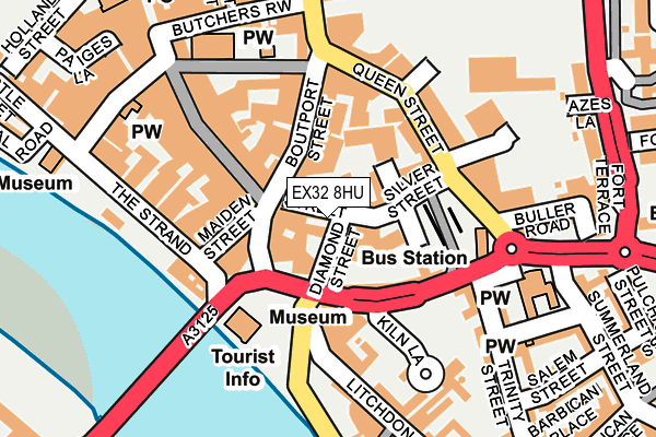 EX32 8HU map - OS OpenMap – Local (Ordnance Survey) EX32 8HU map - OS OpenMap – Local (Ordnance Survey)