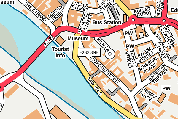 EX32 8NB map - OS OpenMap – Local (Ordnance Survey) EX32 8NB map - OS OpenMap – Local (Ordnance Survey)