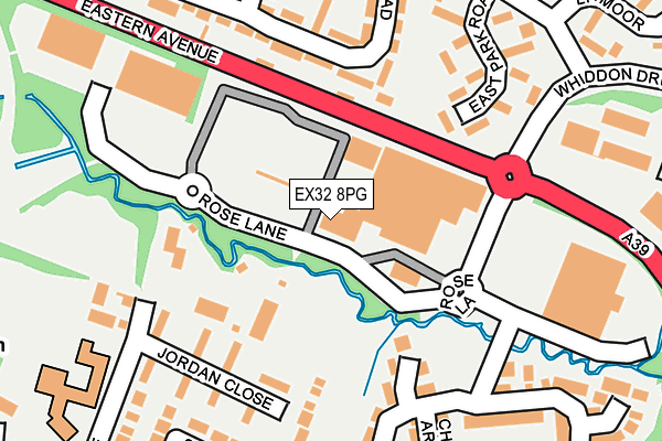 EX32 8PG map - OS OpenMap – Local (Ordnance Survey) EX32 8PG map - OS OpenMap – Local (Ordnance Survey)