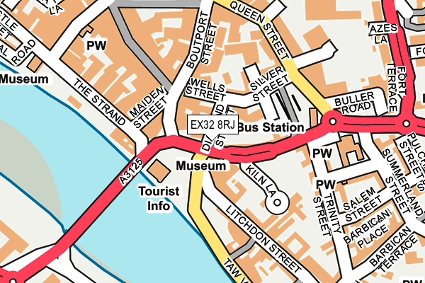 EX32 8RJ map - OS OpenMap – Local (Ordnance Survey) EX32 8RJ map - OS OpenMap – Local (Ordnance Survey)