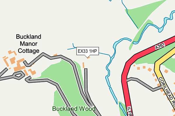 EX33 1HP map - OS OpenMap – Local (Ordnance Survey) EX33 1HP map - OS OpenMap – Local (Ordnance Survey)